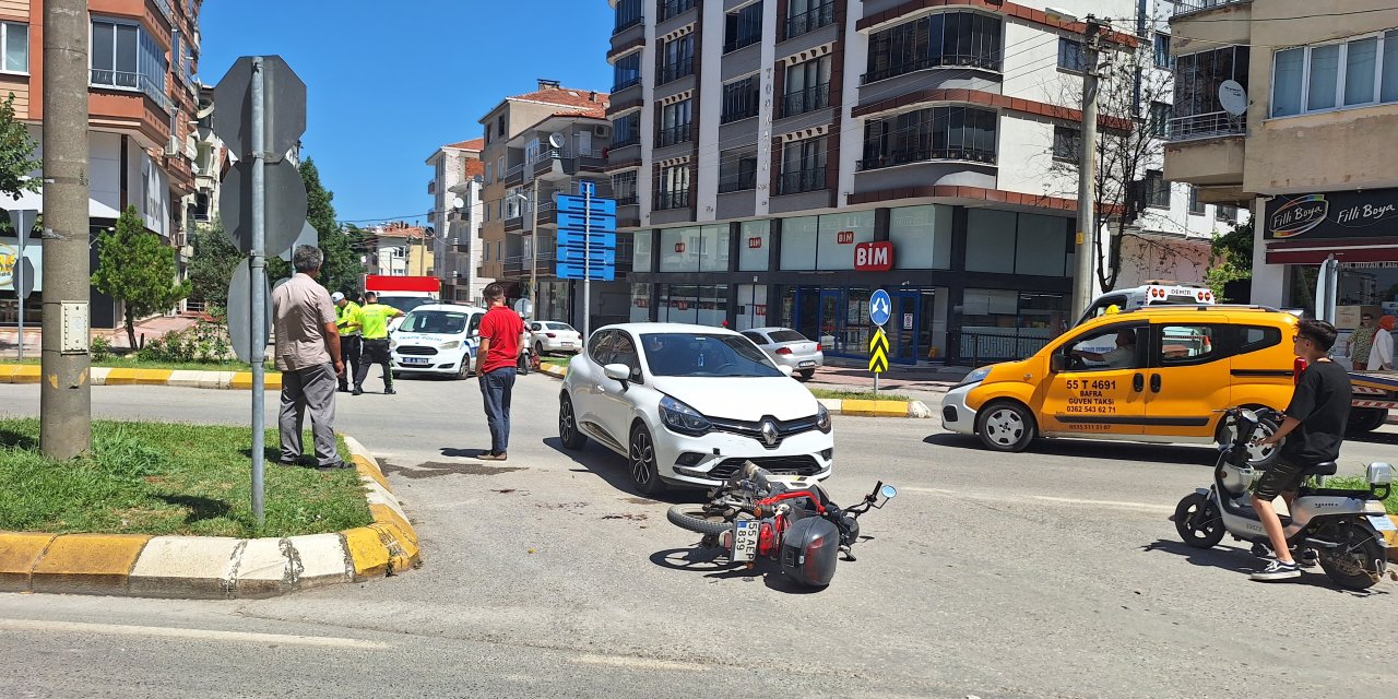 Trafik kazasında 1 kişi yaralandı