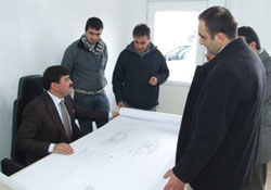 Neiş, çalışmaları inceledi