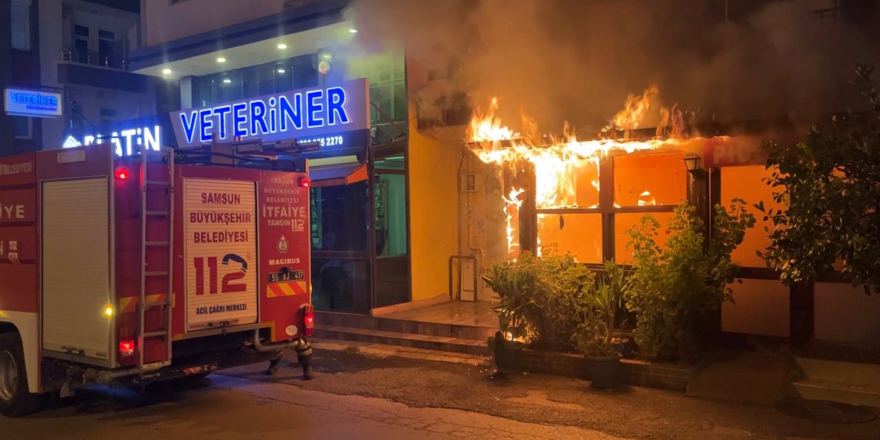 Restoranda çıkan yangın söndürüldü