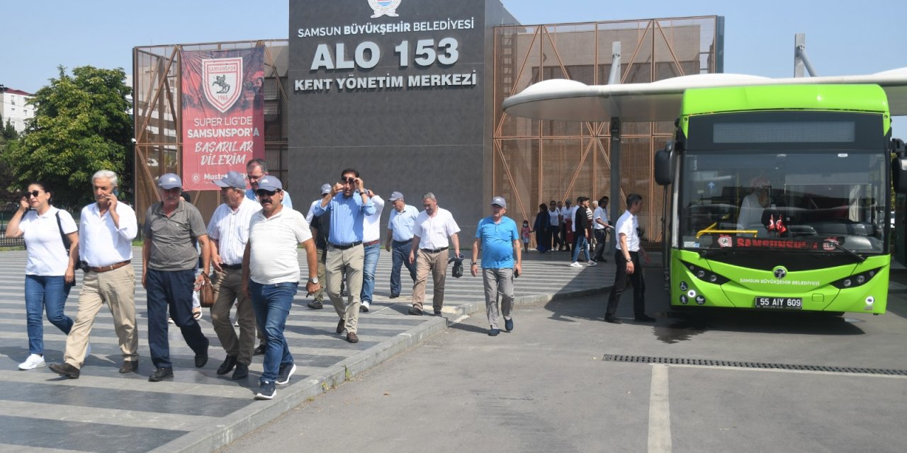 Büyükşehir’den muhtarlara proje tanıtım gezisi