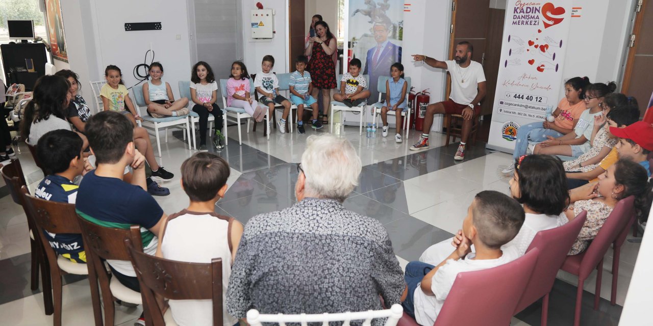 Atakumlu minikler hem eğlendi hem öğrendi