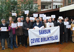 Santral karşıtı eylem