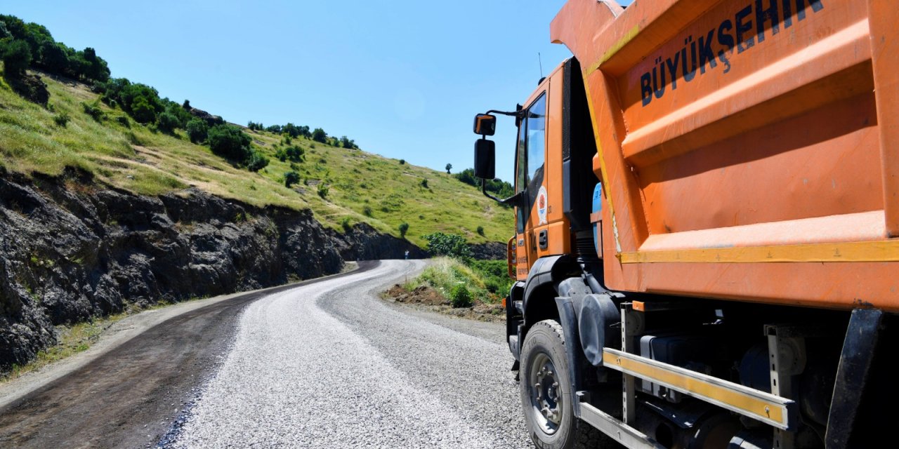 Yol çalışmaları tamamlandı