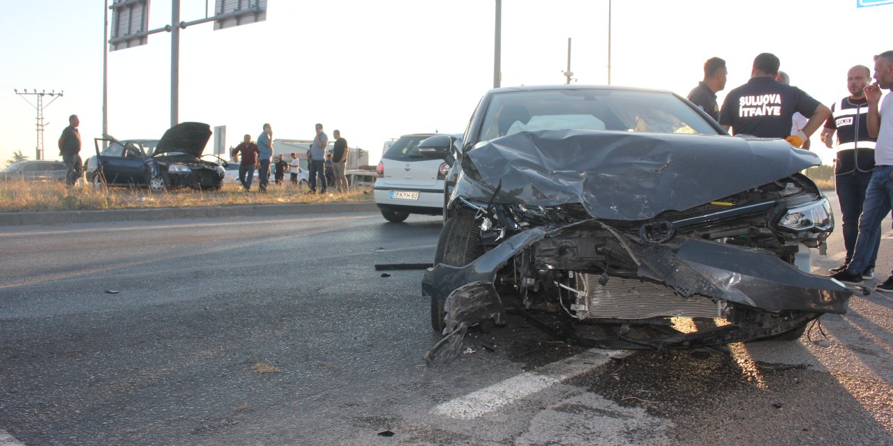 Trafik kazasında 7 kişi yaralandı