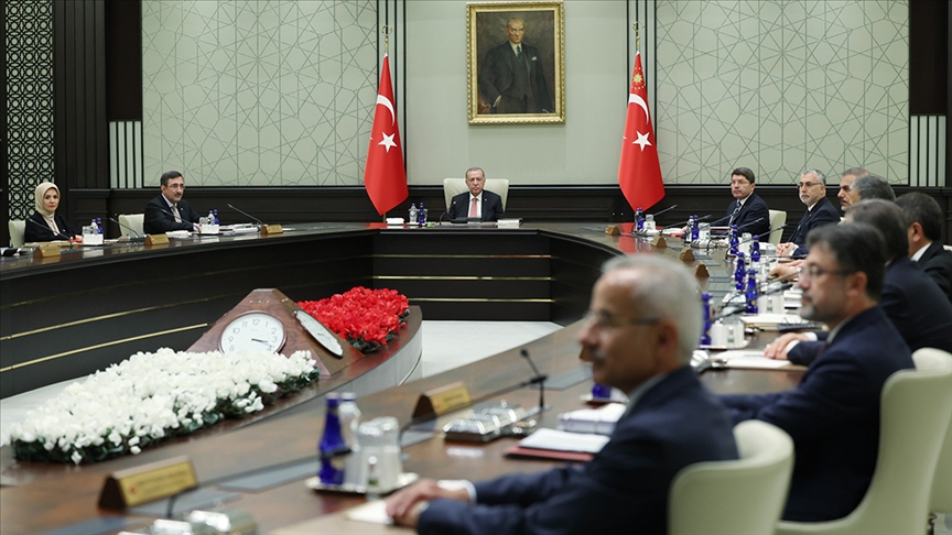 Cumhurbaşkanı Erdoğan, Kabine Toplantısı'na başkanlık edecek