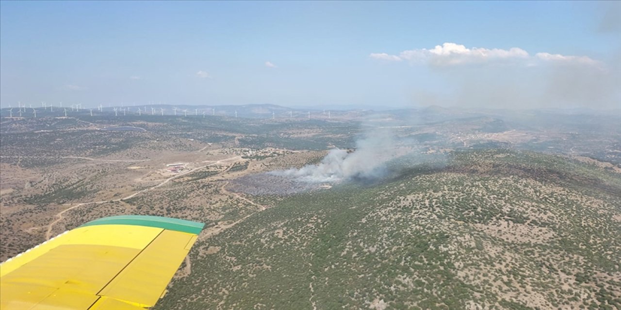 Makilik alandaki yangın kontrol altına alındı