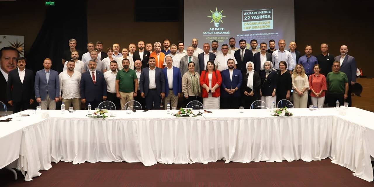 Samsun AK Parti'de yönetim belli oldu