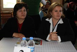 Kadın çiftçiler yarıştı