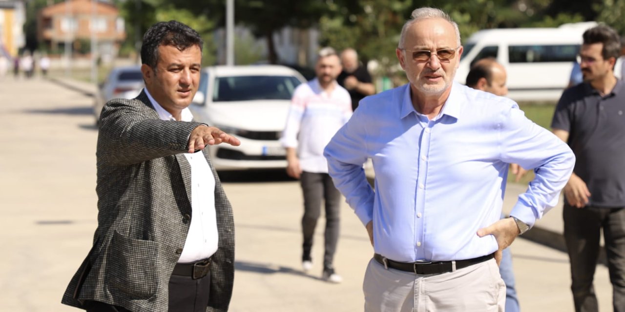 Kampüste çalışmaları yerinde inceledi