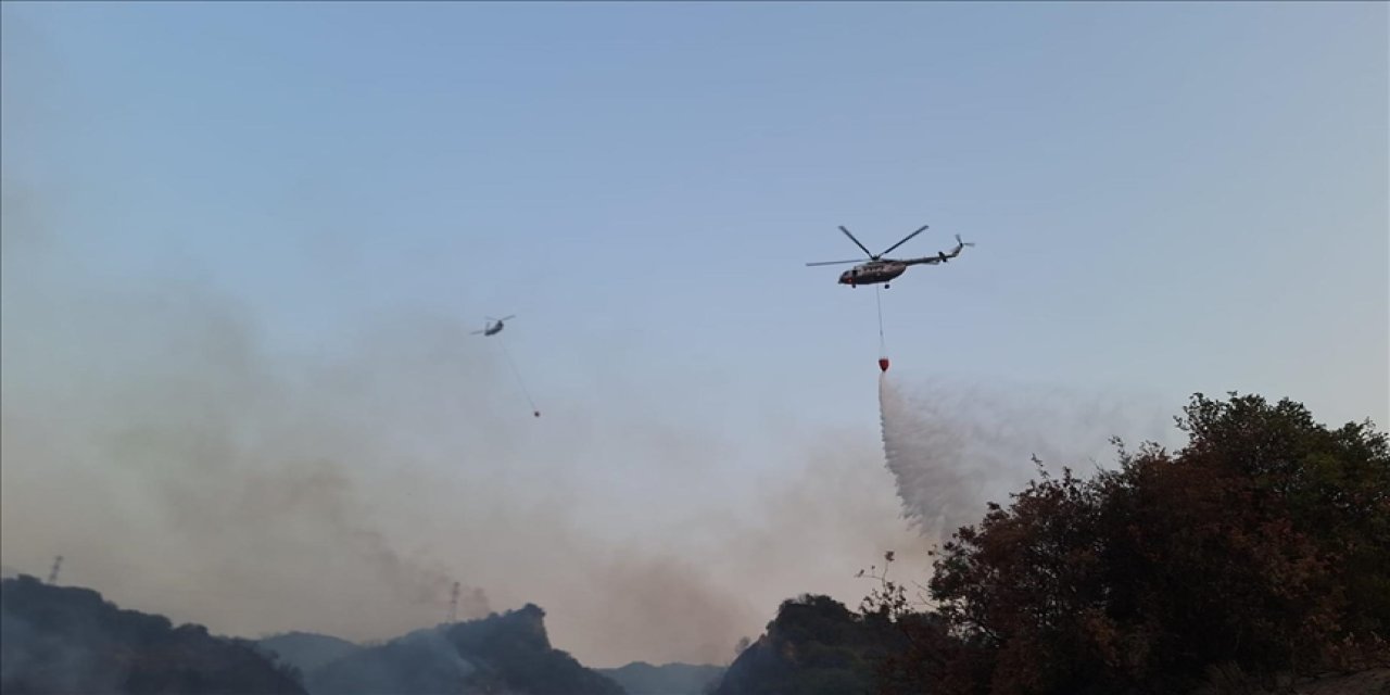 Makilik alandaki yangın kontrol altına alındı