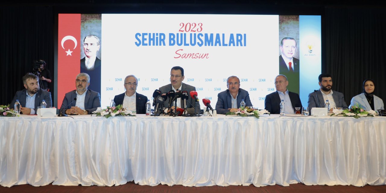 Samsun'da gündemi değerlendirdi