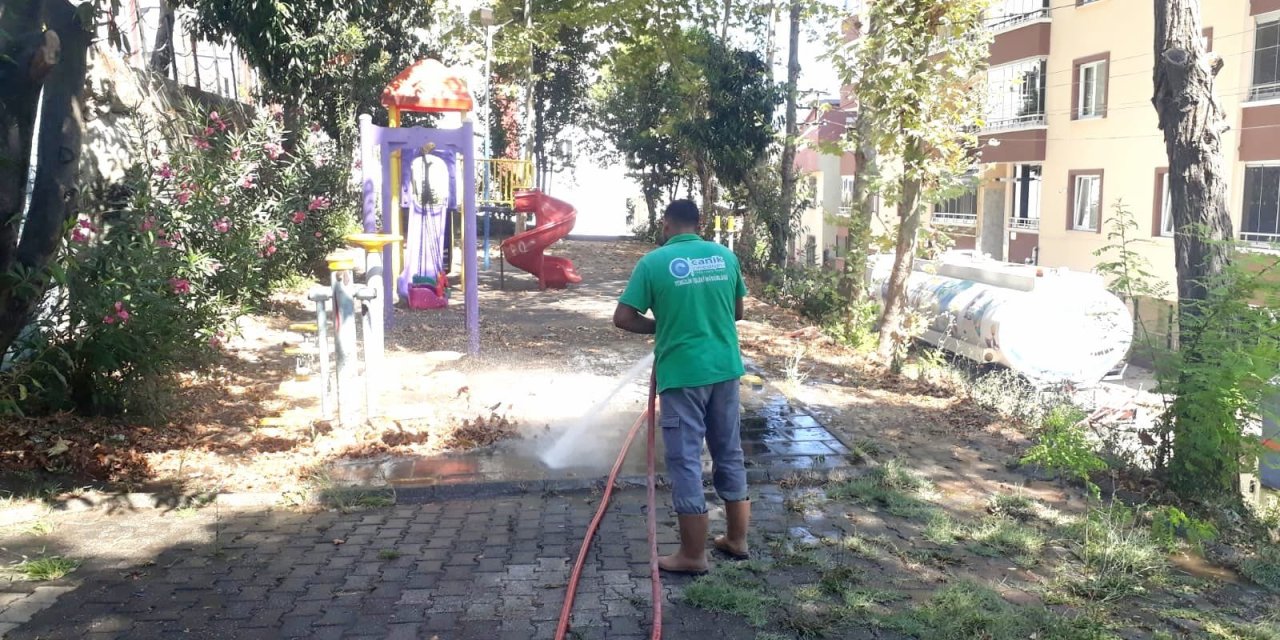 Canik'te köşe bucak temizlik