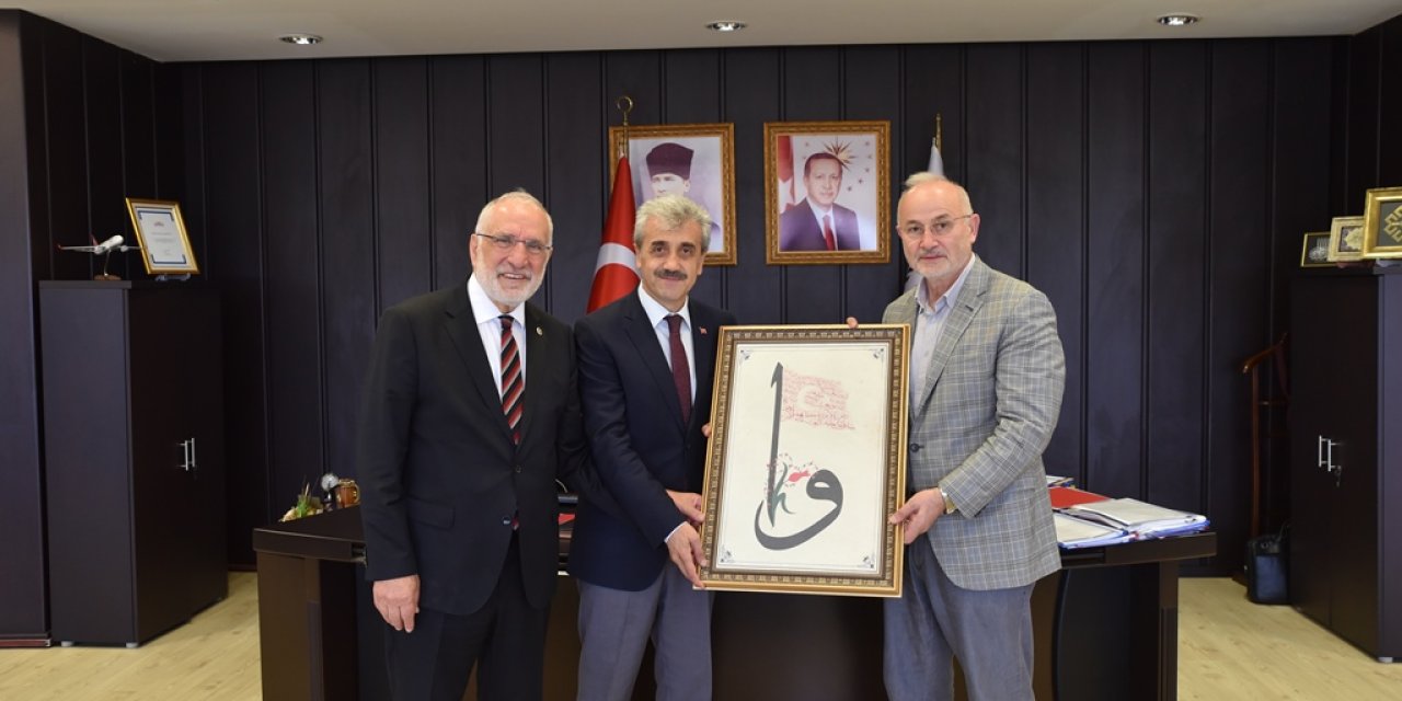 Milletvekili Karaman’dan Rektör Ünal’a Ziyaret