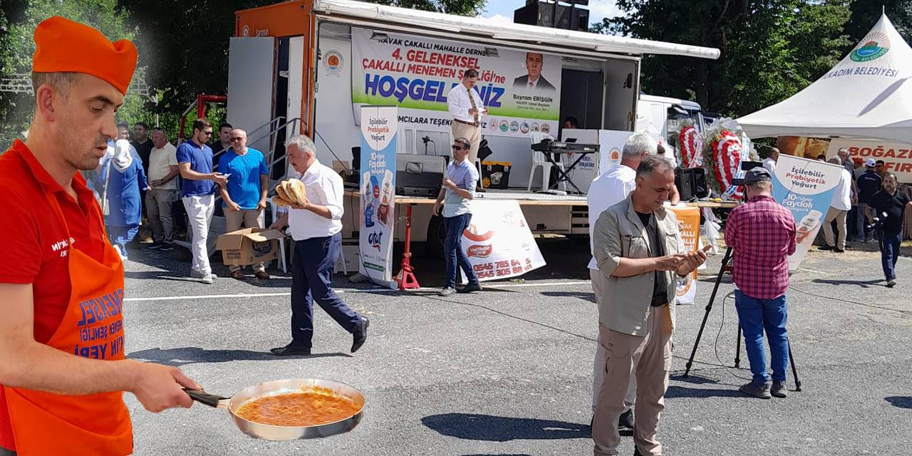 4. Geleneksel Çakallı Menemen Şenliği düzenlendi