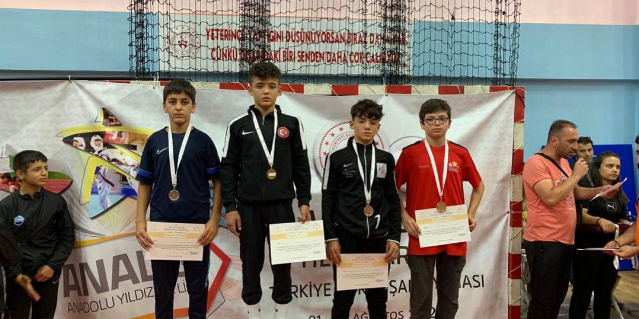 İlkadımlı sporcu Türkiye üçüncüsü oldu