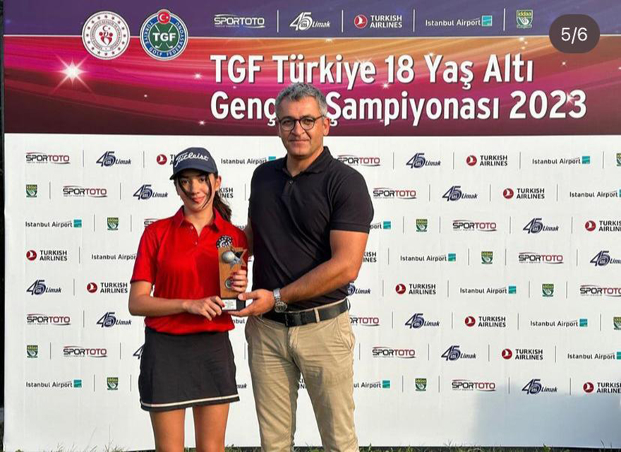 Samsunlu Genç Golfçu Türkiye İkincisi Oldu