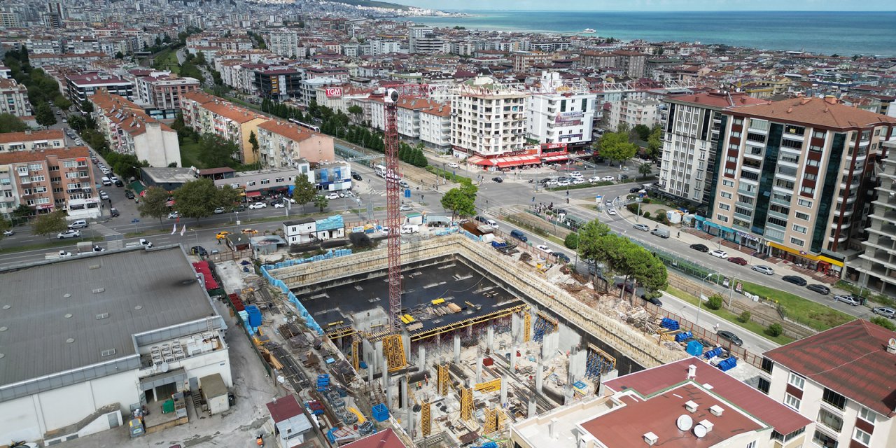 Şehir Kütüphanesi inşaatı hızla sürüyor