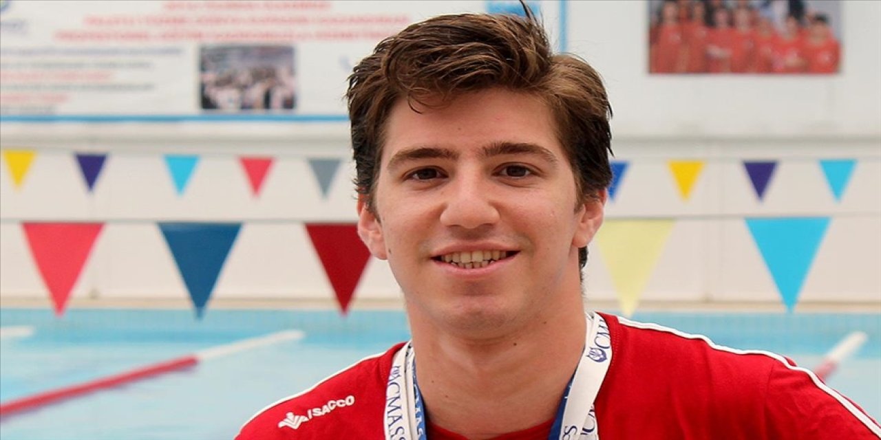 Milli yüzücü gümüş madalya kazandı