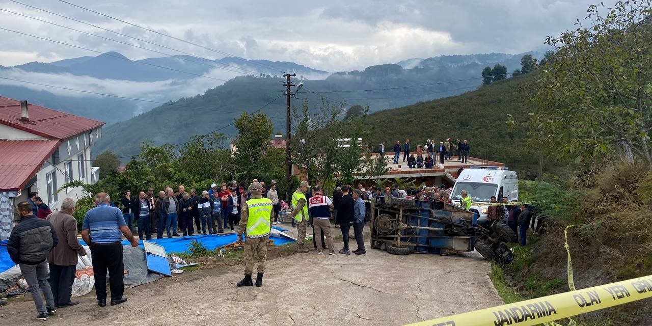 Tarım aracın devrildi: 1 kişi hayatını kaybetti