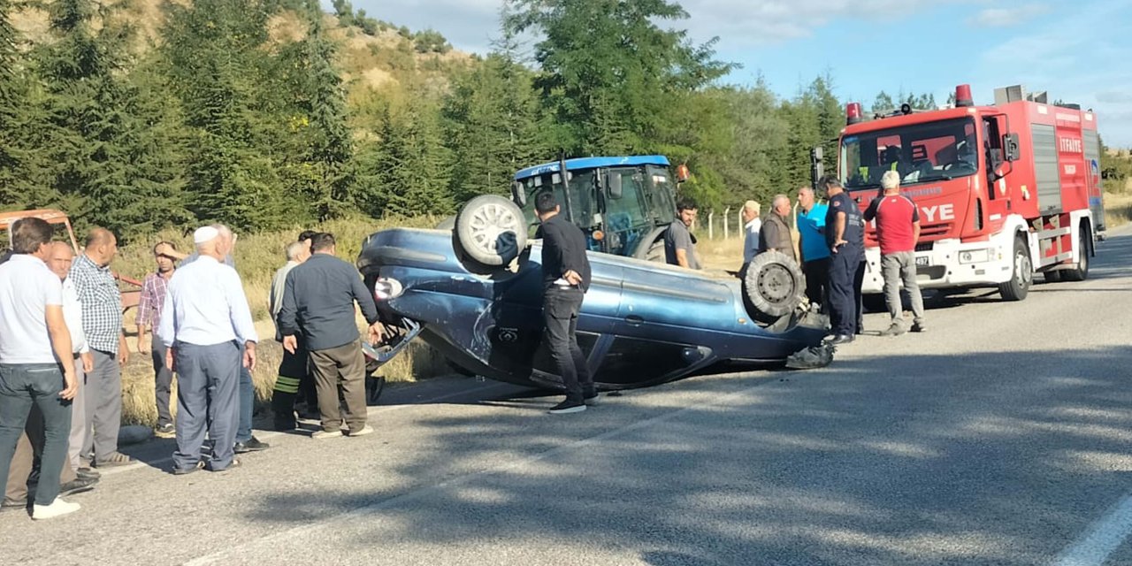 Trafik kazasında 2 kişi yaralandı