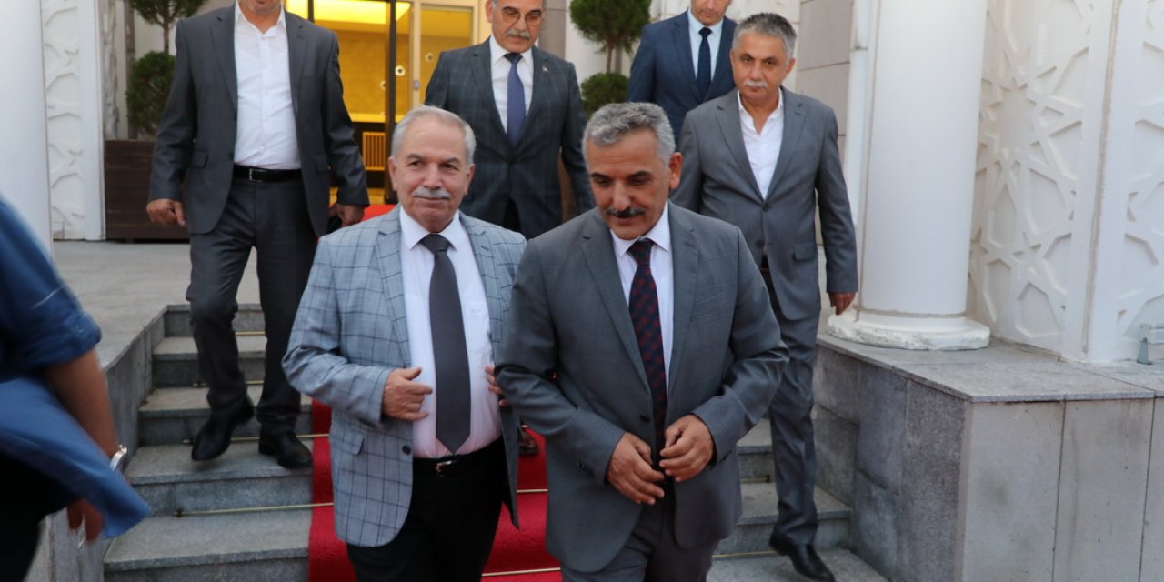 Eski Vali Kaymak, Başkan Demirtaş'ı ziyaret etti