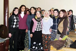 Kadın çiftçilere eğitim