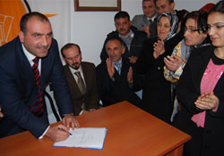 Sandıkçı, Canik'ten aday adayı