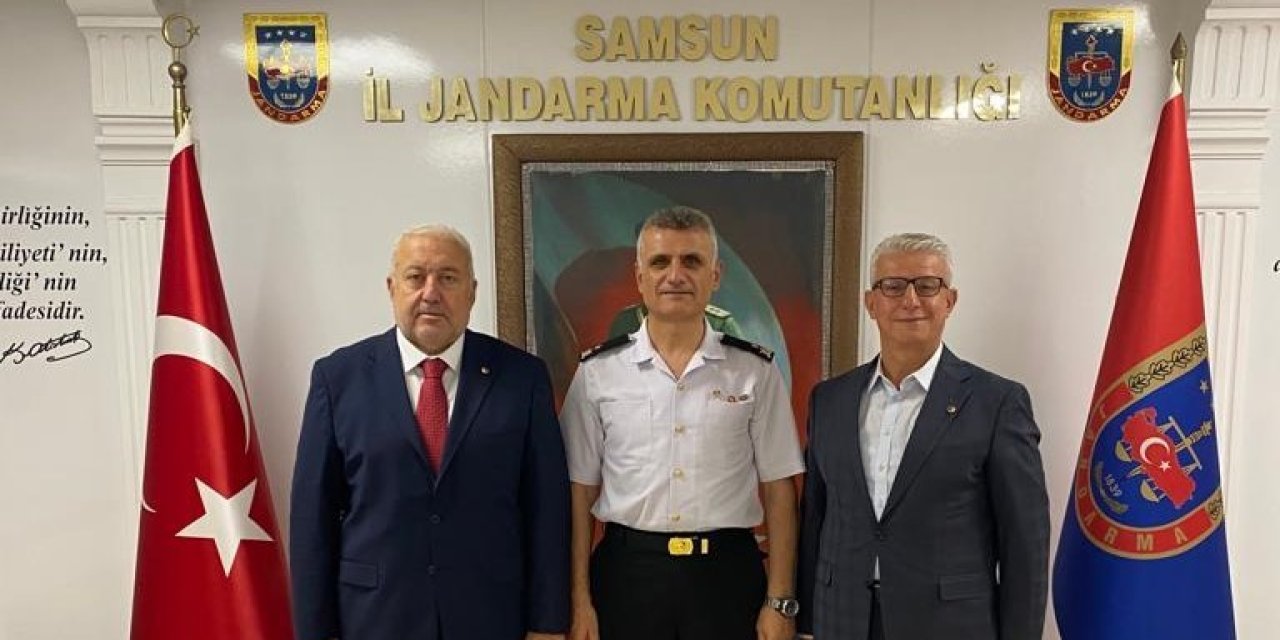 Yılmaz'dan İl Jandarma Komutanına ziyaret
