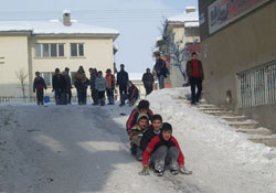 Samsun beyaza büründü