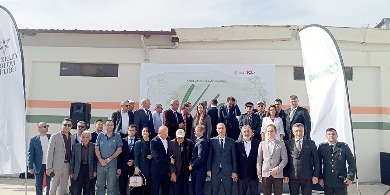 Tarımla uğraşan gazi ve şehit yakınlarına gübre dağıtıldı