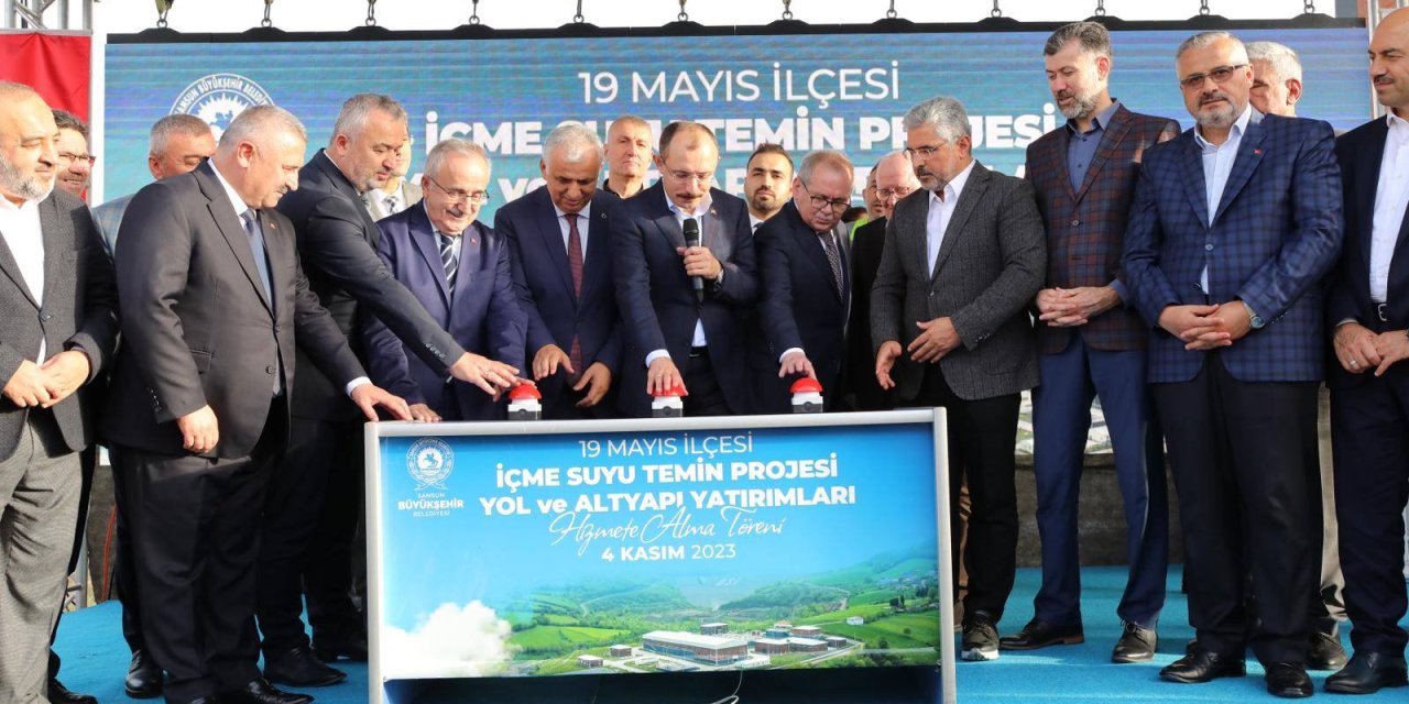 Yatırımlar düzenlenen törenle hizmete alındı