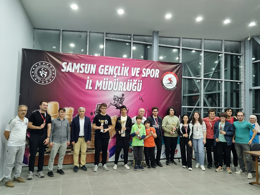 Türkiye Kupası Samsun Satranç İl Birinciliği tamamlandı
