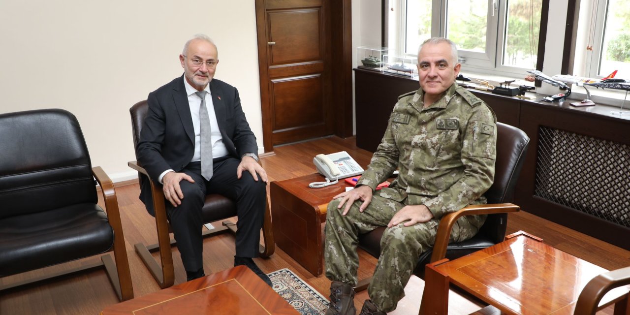 Rektör Ünal’dan Tümgeneral Alâ’ya ziyaret