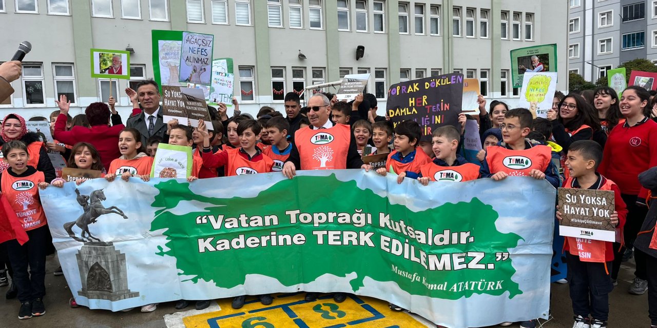 'Toprağa Saygı' için yürüdüler
