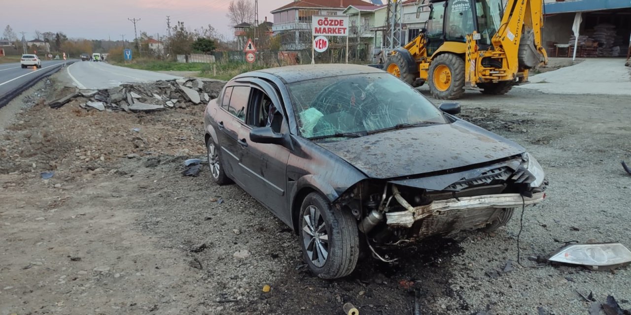 Çarşamba'da trafik kazası