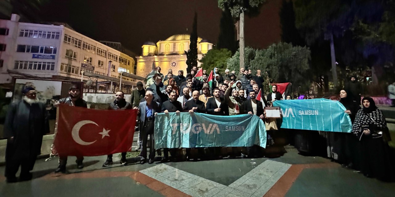 Samsun'da ateşkes reddine tepki