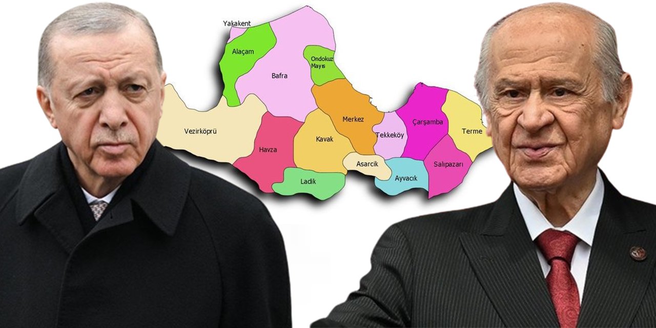 Samsun'da 3 ilçe MHP'nin