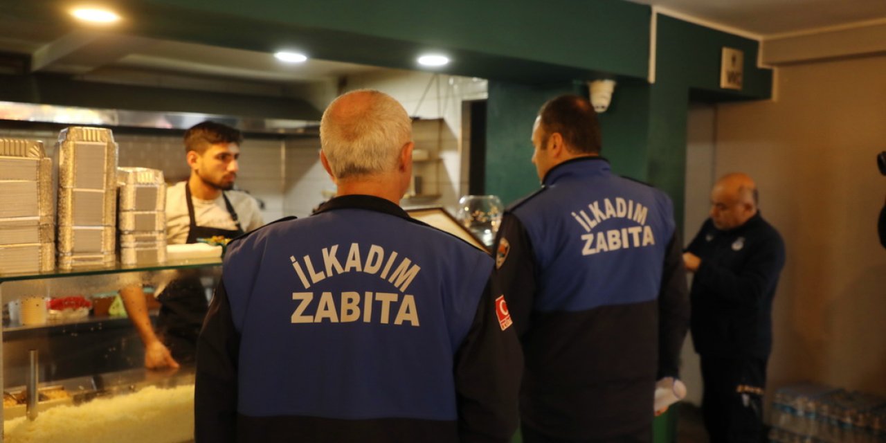 Zabıta ekiplerinden fiyat listesi denetimi