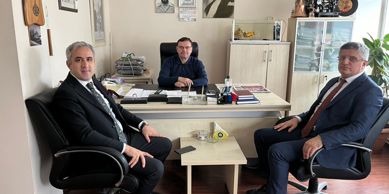 Müdür Ağar'dan Bahadır'a ziyaret
