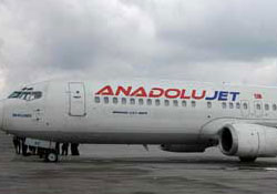 Uçaklar arıza nedeni ile Samsun'a indi