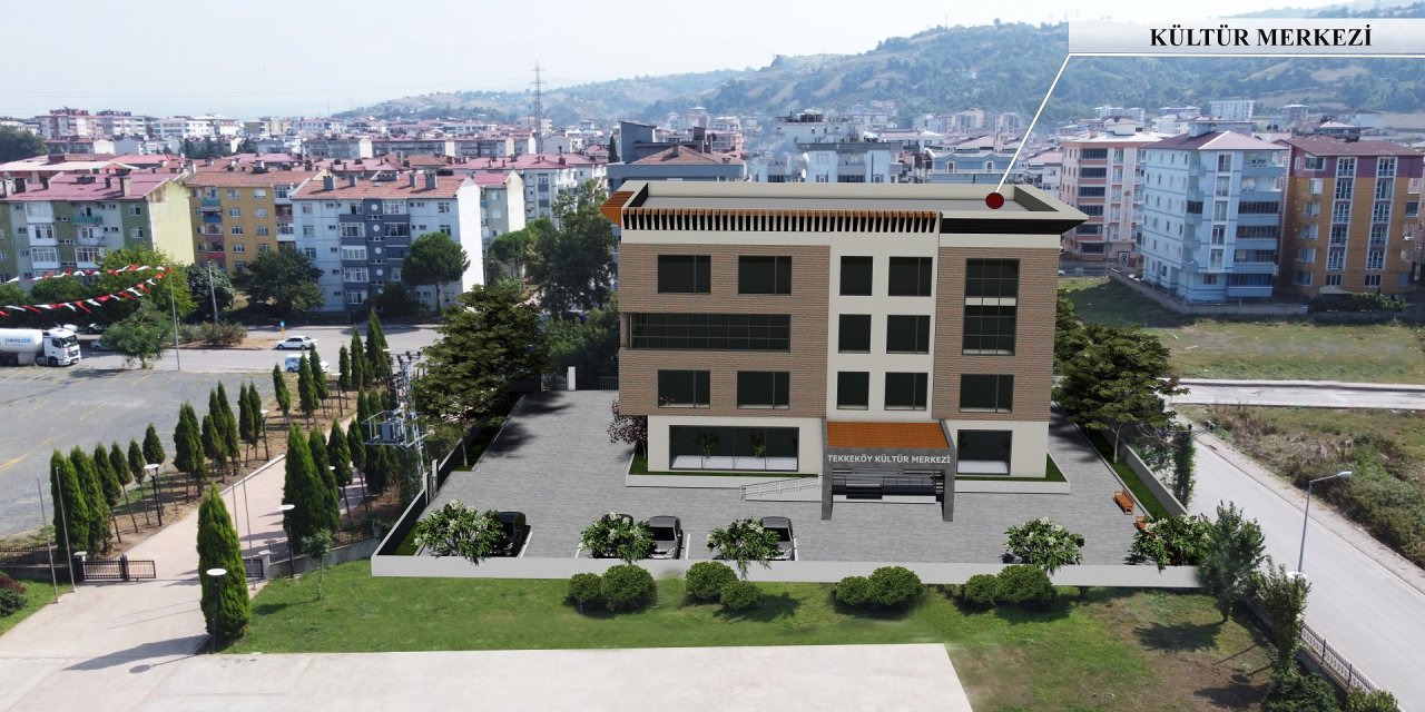 Tekkeköy Kültür Merkezi projesi duyuruldu