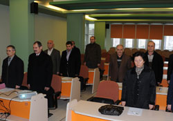 Güle saygı duruşu