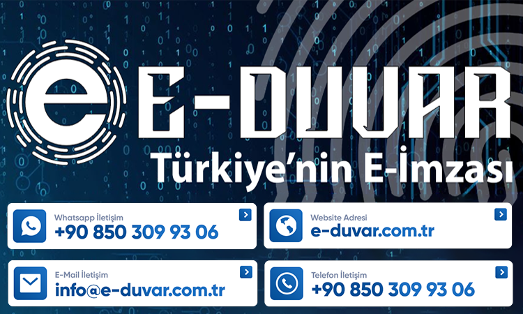 E-İmza Paketleri ve Elektronik Sertifikanın Adresi E-Duvar