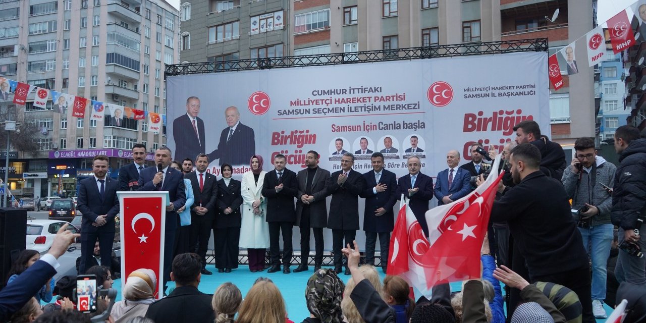 MHP Samsun Seçmen İletişim Merkezi açıldı