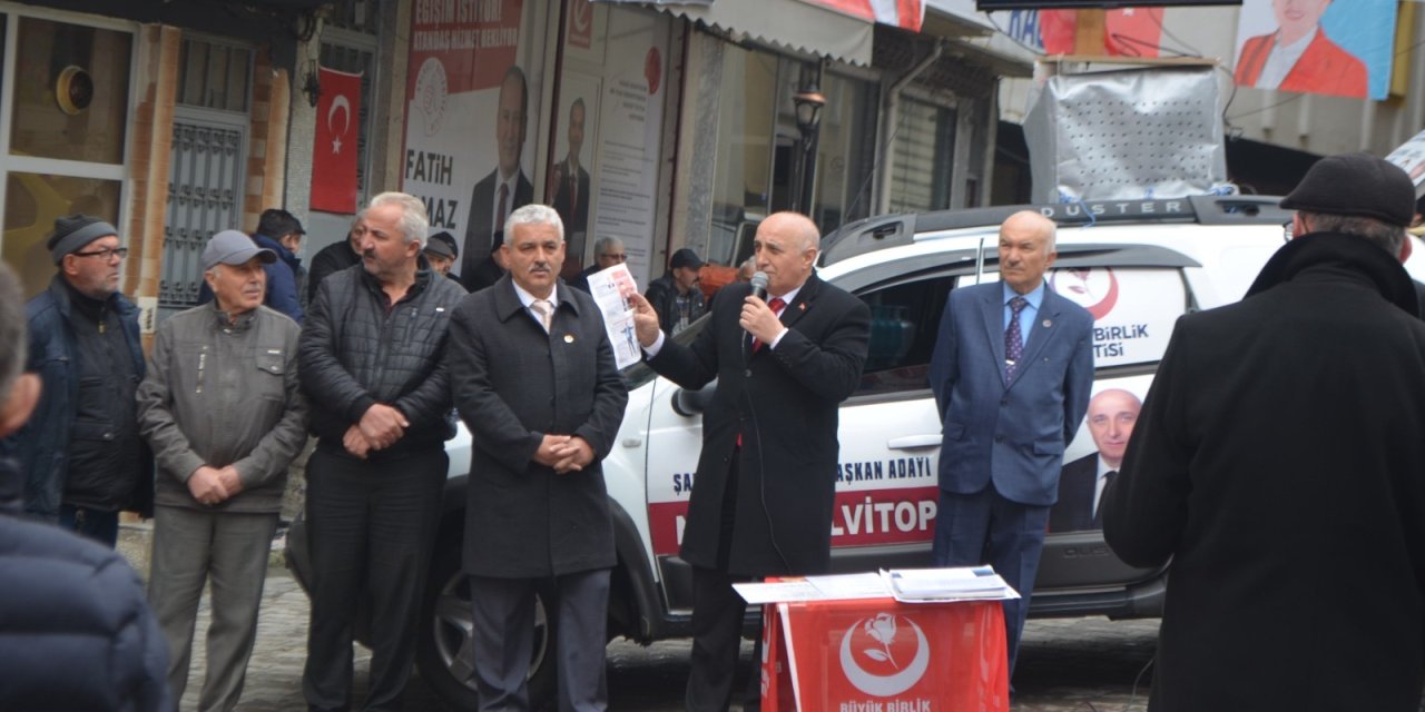 Trabzon Şalpazarı’nda Muhsin Yazıcıoğlu’nun partisine saygısızlık