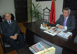 Meclis Başkanına ziyaret