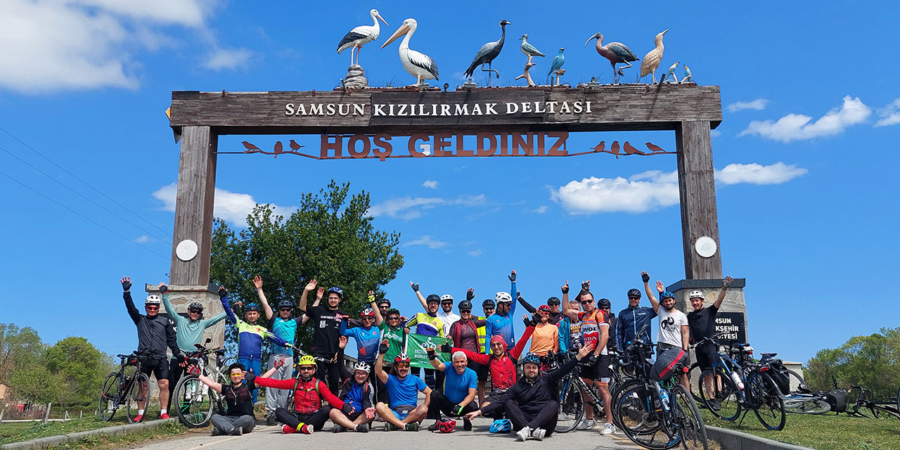 EKOBİD'den Kızılırmak Deltası'na bisiklet turu