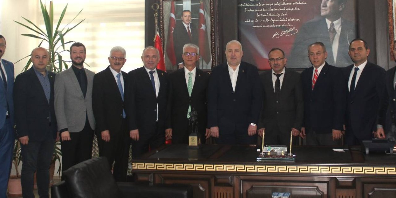 ÇTB meclisinden Başkan Şencan'a ziyaret