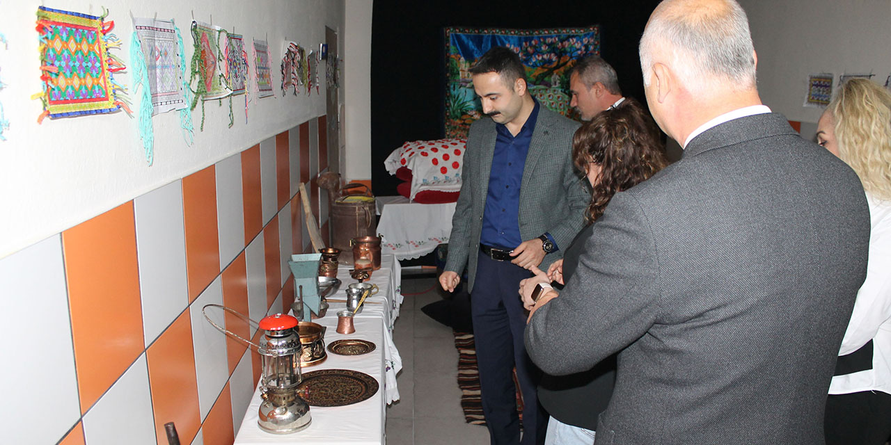 Havza'da ilkokul öğrencilerinden Kültürel Miras Sergisi