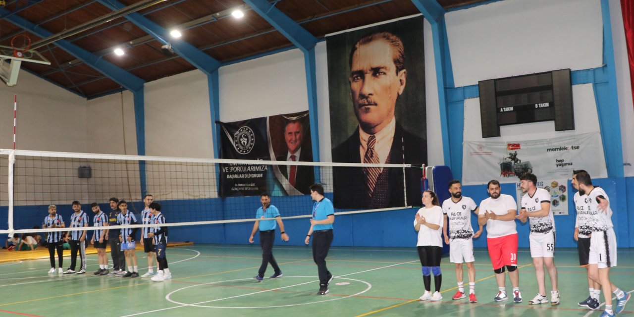 Havza'da Voleybol Halk Turnuvası başladı